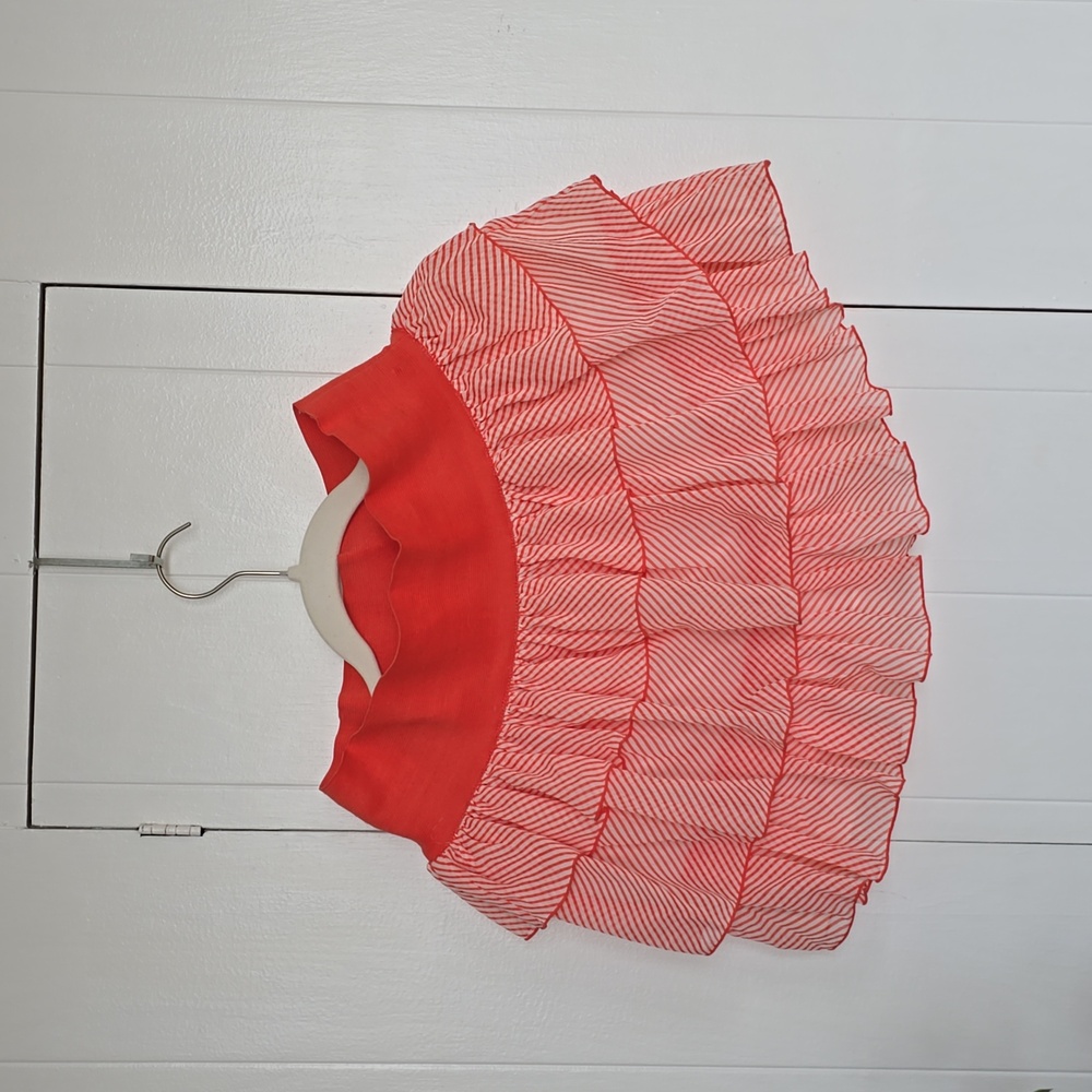 Vintage 90s Three tiered ruffle mini skirt